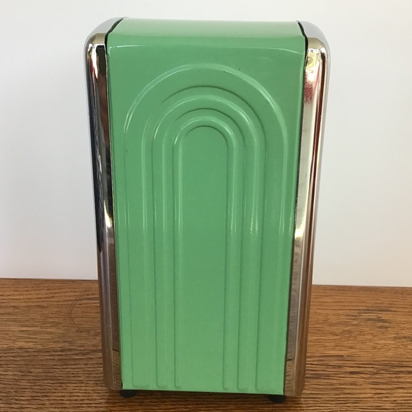 Vintage Fiesta Napkin Holder Jadeite Diner Green Fiestaware 1996 Homer Laughlin - Picture 2 of 16